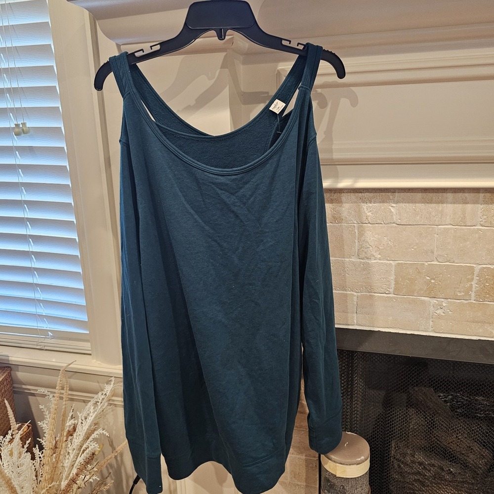 Old Navy Emerald Green Sweatshirt Strappy XXL